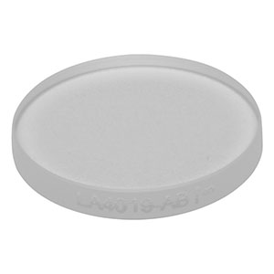 LA4019-AB - f = 2500 mm, Ø1/2in UVFS Plano-Convex Lens, ARC: 400 - 1100 nm