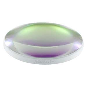 LA4022-C - f = 60 mm, Ø1in UVFS Plano-Convex Lens, ARC: 1050 - 1700 nm