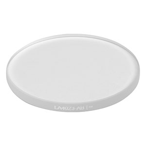 LA4023-AB - f = 350 mm, Ø1in UVFS Plano-Convex Lens, ARC: 400 - 1100 nm
