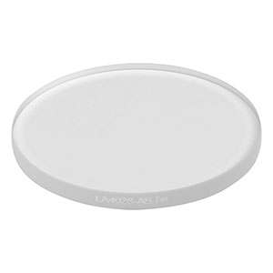 LA4028-AB - f = 600 mm, Ø1in UVFS Plano-Convex Lens, ARC: 400 - 1100 nm