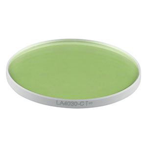 LA4030-C - f = 1500 mm, Ø1in UVFS Plano-Convex Lens, ARC: 1050 - 1700 nm