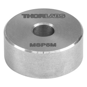 MSP5M - Ø12 mm Mini-Series Post Spacer, #8 (M4) Clearance Hole, 5 mm Thick