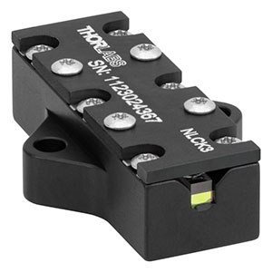 NLCK3 - Mounted PPKTP Crystal,  30 mm Length, 24.650 µm Poling Period, 775/1550 nm Type-0 SPDC