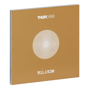 R1L1S3N - Negative Sector Star Test Target, 1in x 1in, 72 Bars