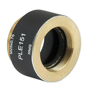 PLE151 - 15 mm Parfocal Length Extender, Internal RMS and External M25 x 0.75 Threading