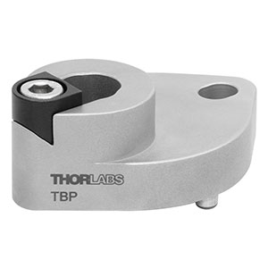 TBP - Pin-Aligned, Clamping Post Base for Mounts with a Post-Centered Reflective Optical Surface on Ø1/2in Pillar Posts, Imperial