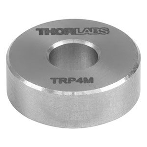 TRP4M - Ø12 mm Post Spacer, #4 (M3) Clearance Hole, 4 mm Thick