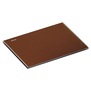 BSW12R - 25 mm x 36 mm 50:50 UVFS Plate Beamsplitter, Coating: 1.2 - 1.6 µm, t = 1 mm