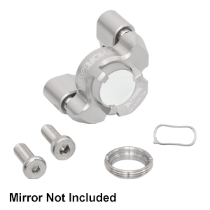 POLARIS-K05F1 - Polaris<sup>®</sup> Low-Distortion Ø1/2in Mirror Mount, 2 Low-Profile Hex Adjusters