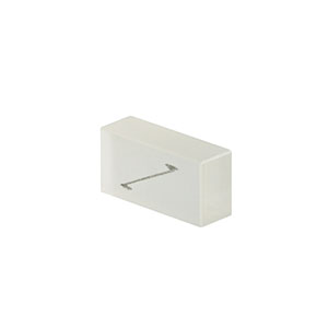 BDY12U-2000 - YVO<sub>4</sub> Beam Displacer, 1.2 mm Beam Separation, Unmounted, 2000 nm V Coating