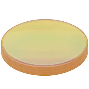 LA7660-E2 - Ø1in ZnSe Plano-Convex Lens, f = 75.0 mm, AR-Coated: 4.5 - 7.5 µm