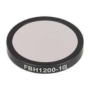 FBH1200-10 - Hard-Coated Bandpass Filter, Ø25 mm, CWL = 1200 nm, FWHM = 10 nm