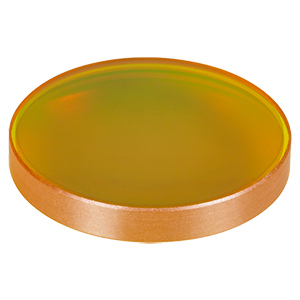 LA7028-E4 - Ø1in ZnSe Plano-Convex Lens, f = 150 mm, AR-Coated: 2-13 µm