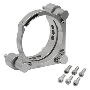 POLARIS-K3S5 - Polaris<sup>®</sup> Ø3" Mirror Mount, 3 Adjusters with Side Holes