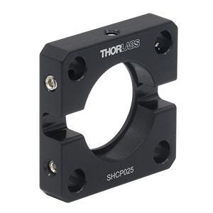 SHCP025 - 30 mm Cage and Post Mounting Adapter for SHBH025(T) Optical Beam Shutter, 8-32 Tap