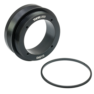 SM2Y3 - Olympus BX or IX Microscope Condenser Port Adapter, Male D4Y Dovetail, Internal and External SM2 Threads, 30 mm Cage Compatibility