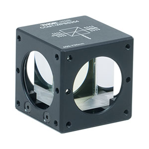 CCM1-WPBS254 - 30 mm Cage Cube-Mounted Wire Grid Beamsplitter Cube, 400 - 700 nm, 8-32 Tap