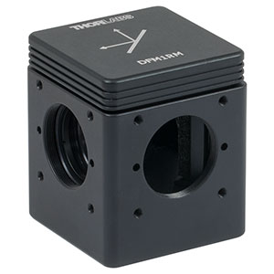 DFM1RM - Kinematic Beam-Turning 30 mm Cage Cube for Right-Angle Optics, Right-Turning, 1/4in-20 Tapped Holes
