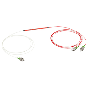 PN530R1A1 - 1x2 PM Coupler, 530 ± 15 nm, 99:1 Split, ≥16 dB PER, FC/APC Connectors