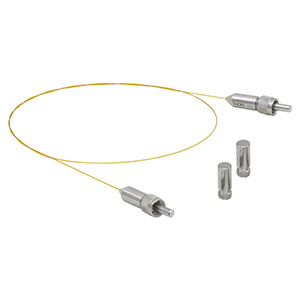 MV21L05 - Ø200 µm, 0.22 NA, UHV, High-Temp. SMA Patch Cable, High OH, 0.5 m Long