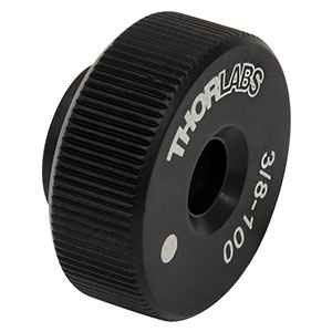 F38SSK1L - Ø0.85in 3/8in-100 Removable Adjuster Knob