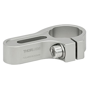 POLARIS-SCA25/M - Flexure Clamping Arm for Ø25 mm Posts, Non-Bridging, Stainless Steel, 19.1 mm Counterbored Slot, M6 Clamping Screw