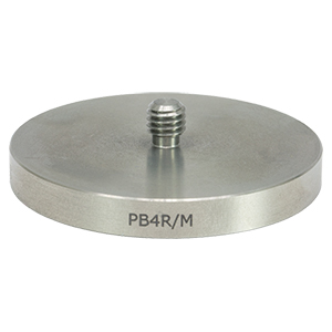 PB4R/M - Ø1.85in Magnetic Studded Pedestal Base Adapter, M6 x 1.0 Threads