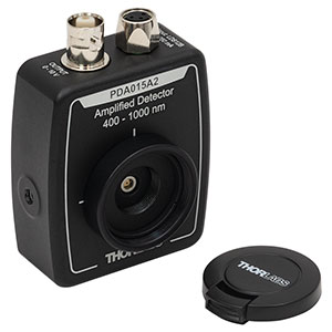 PDA015A2 - Si Fixed Gain Detector, 400 - 1000 nm, 380 MHz BW, 0.018 mm², Universal 8-32 / M4 Taps