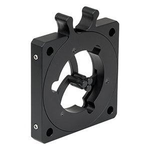 SCL60CA/M - 60 mm Cage-Compatible Self-Centering Lens Mount, Ø0.15in (Ø3.8 mm) to Ø1.77in (Ø45.0 mm), M4 Tap