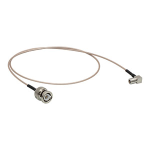 PAA224R - SMB Coaxial Cable, 90° SMB Female to BNC Male, 24in (609 mm)