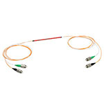 2x2 Double-Clad Fiber Couplers, 530 nm