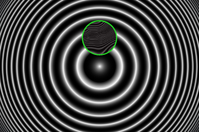 Shattered Fiber in Ferrule Interferogram
