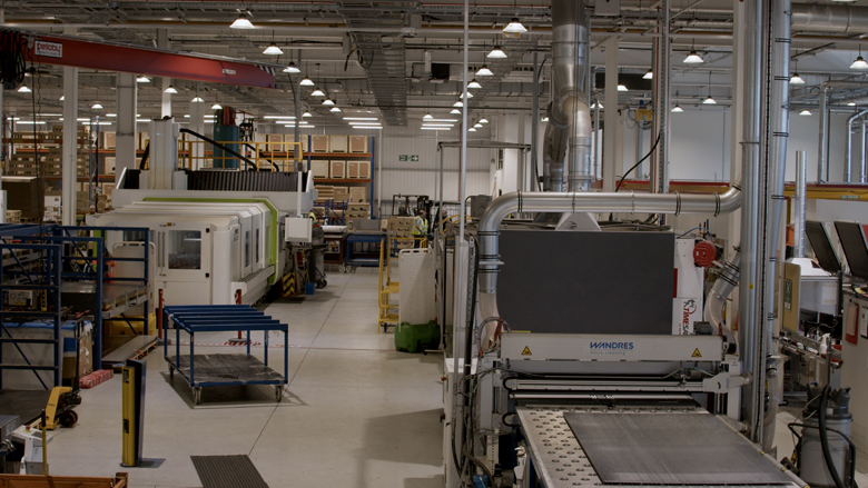 Machine shop in Newton, New Jersey