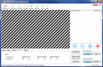 Exulus Software Pattern Tab for Diffraction Grating Generation