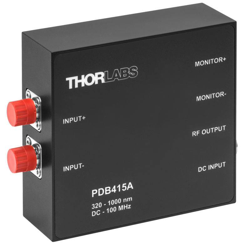 Thorlabs PDB415A Fixed Gain Balanced Amp. Photodetector, 100 MHz, Si